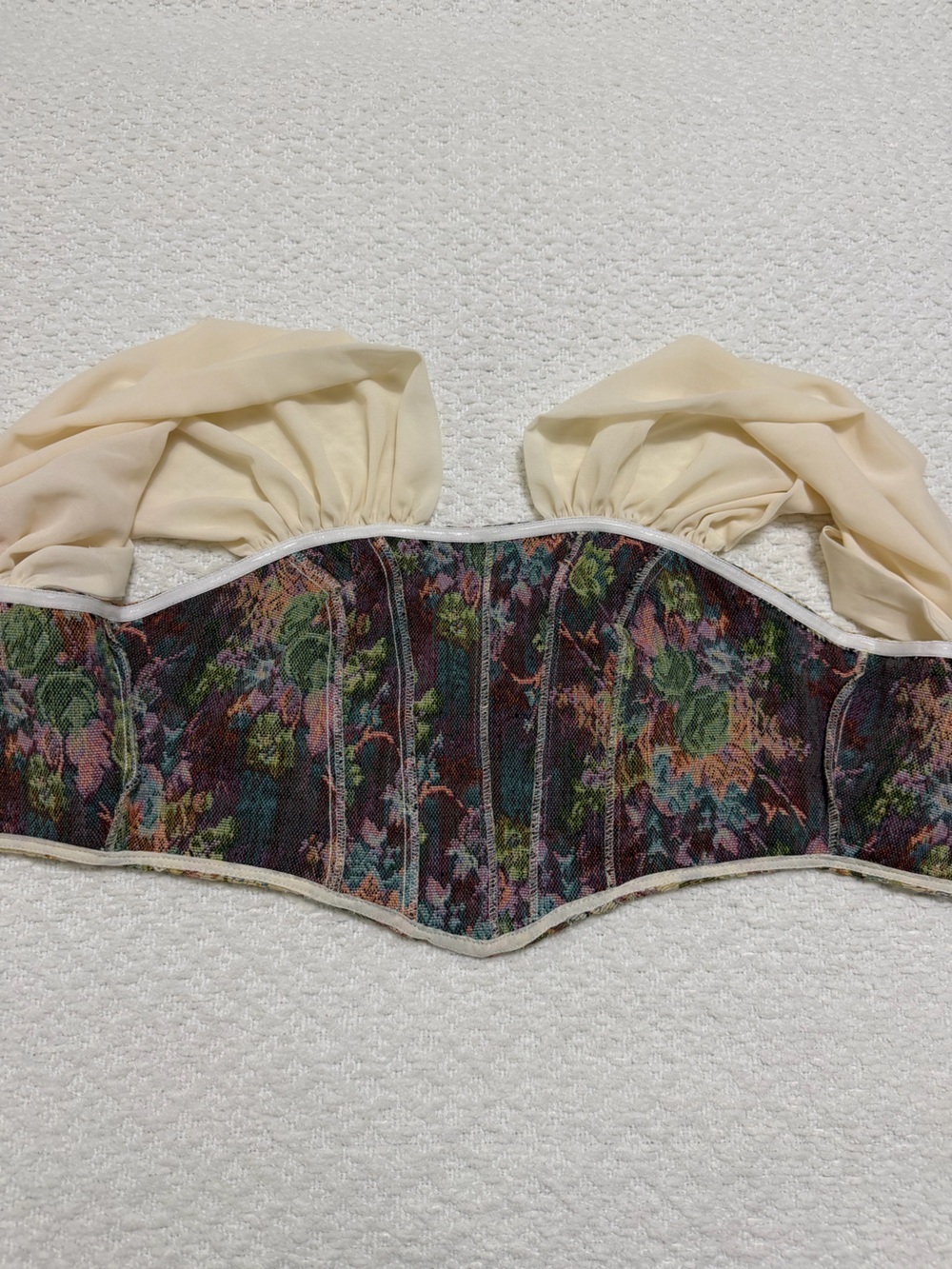 Cider Floral Off Shoulder Corset Top Women’s Size Large NWT - Picture 12 of 12